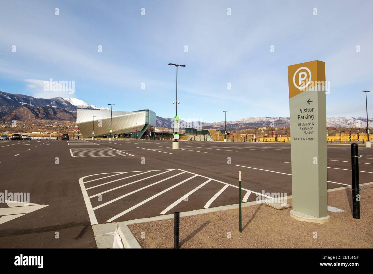 US Olympic and Paralympic Museum in Colorado Springs, Colorado. Stock Photo