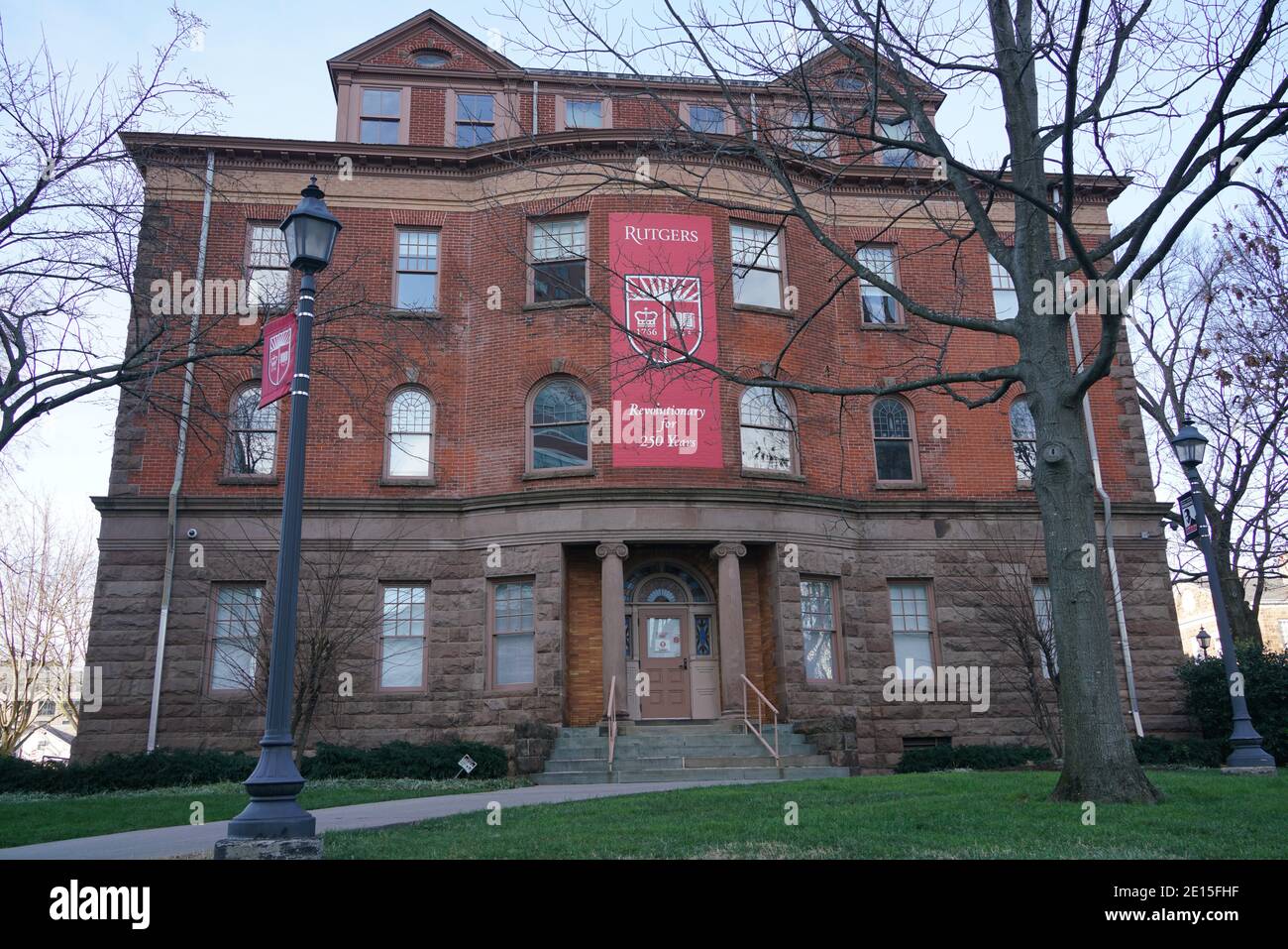 Rutgers University, old campus, Winants Hall Stock Photo Alamy
