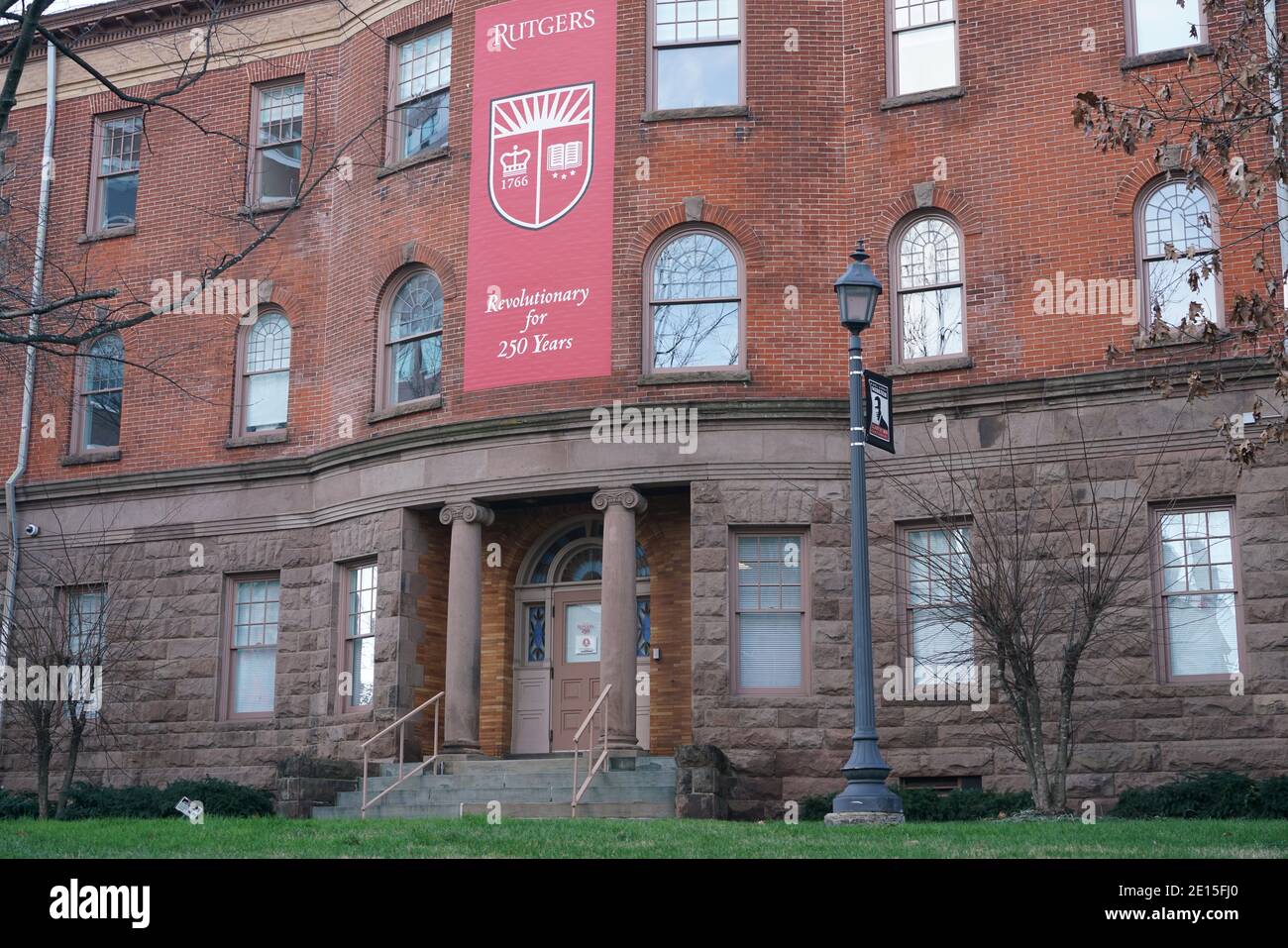Rutgers University, old campus, Winants Hall Stock Photo Alamy