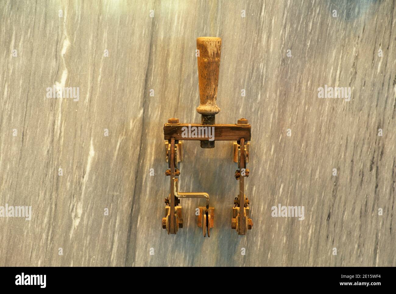 Restored control panel of Fremont Powerhouse, Fremont Historic District