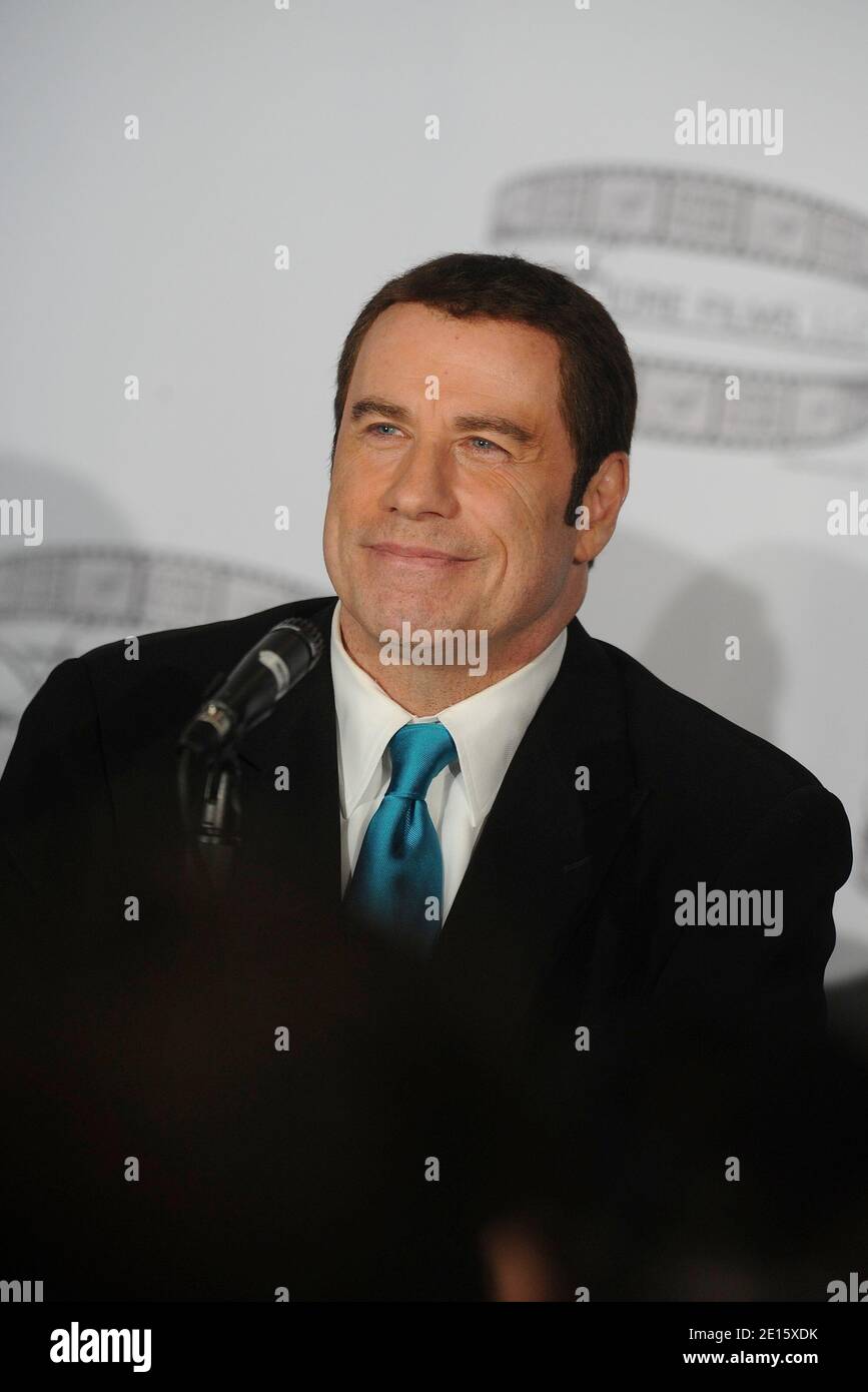 John Gotti Jr. and John Travolta 'Gotti: Three Generations' press