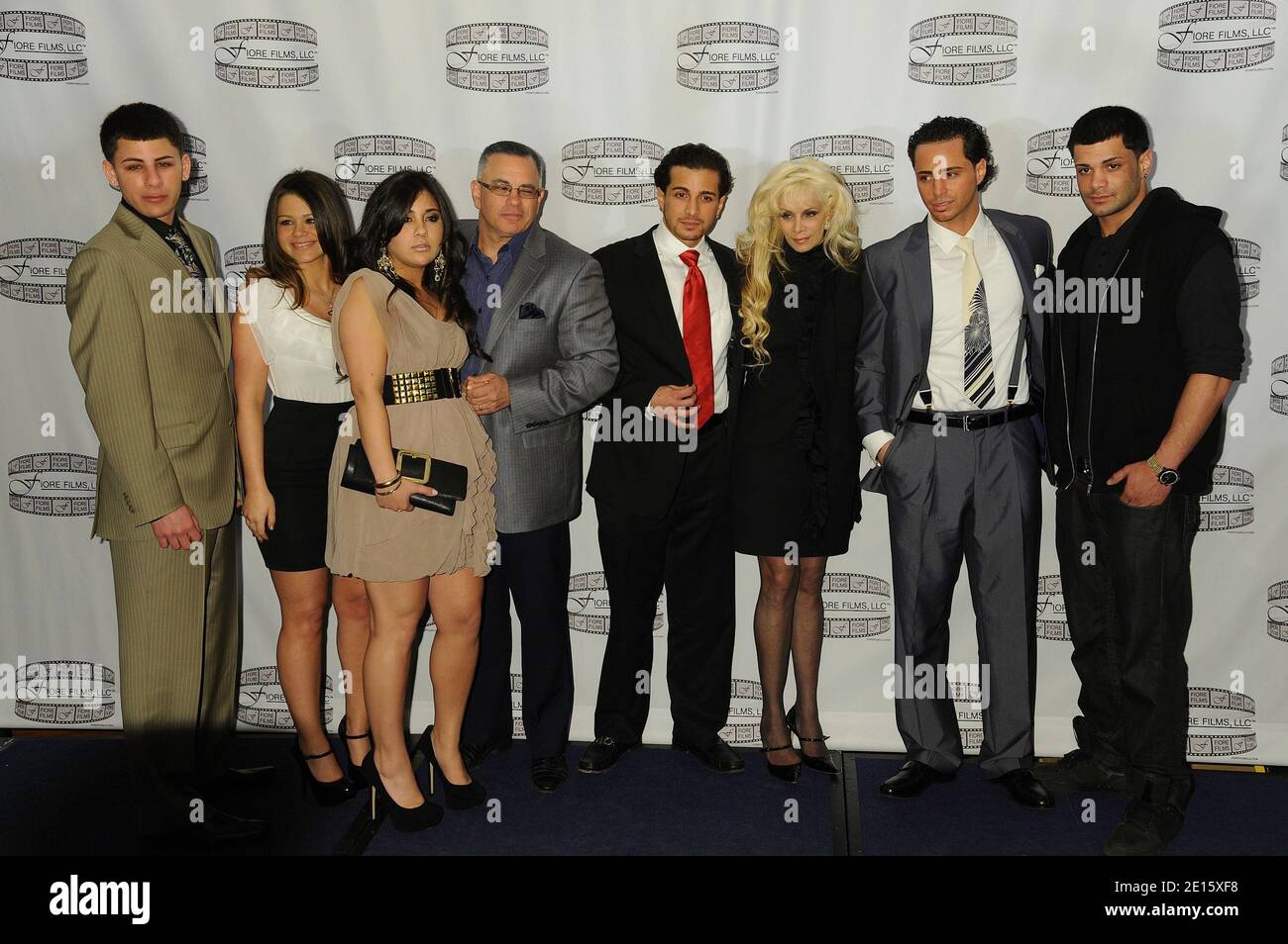 Victoria Gotti, John Gotti Jr. and family during the press conference to  announce Fiore Films cast for 'Gotti: Three Generations', based on the life  of John Gotti, held at the Sheridan New