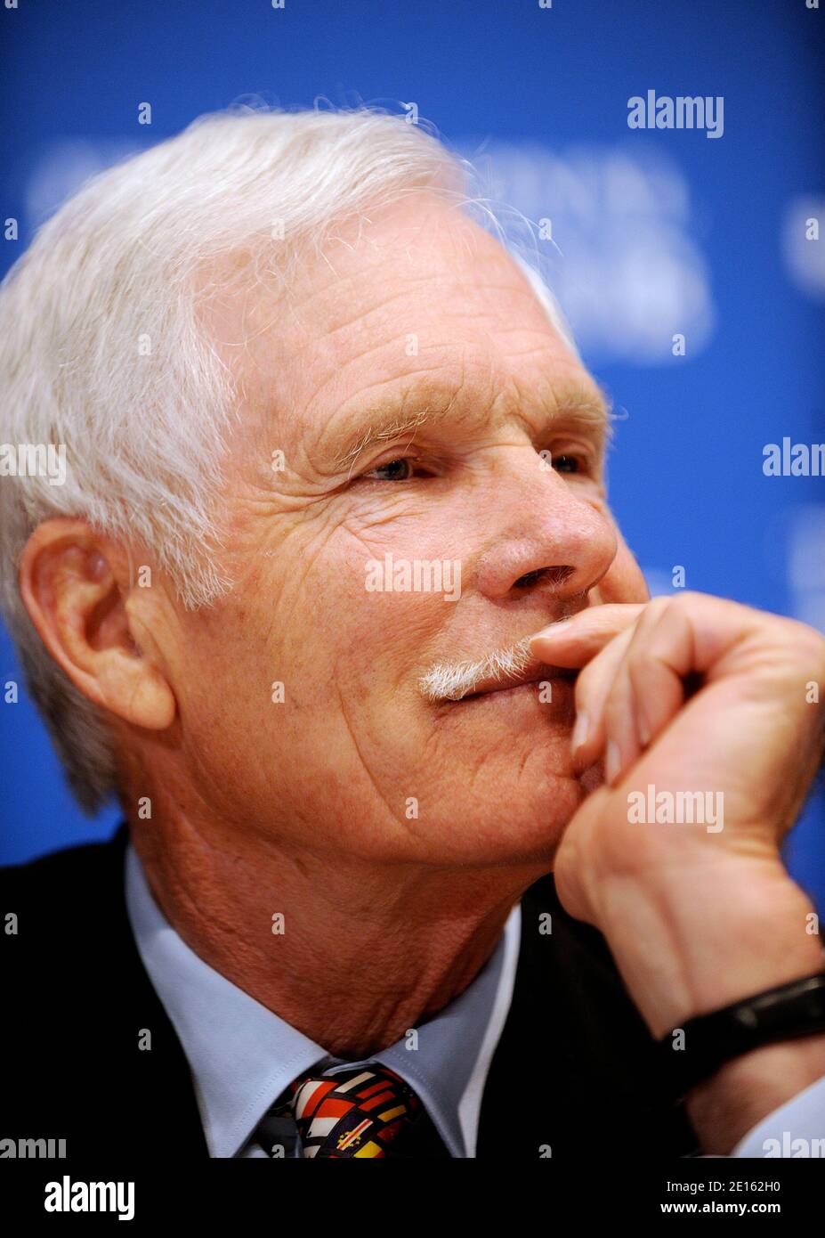 Turner Enterprises CEO and CNN founder Ted Turner speaks at a National ...