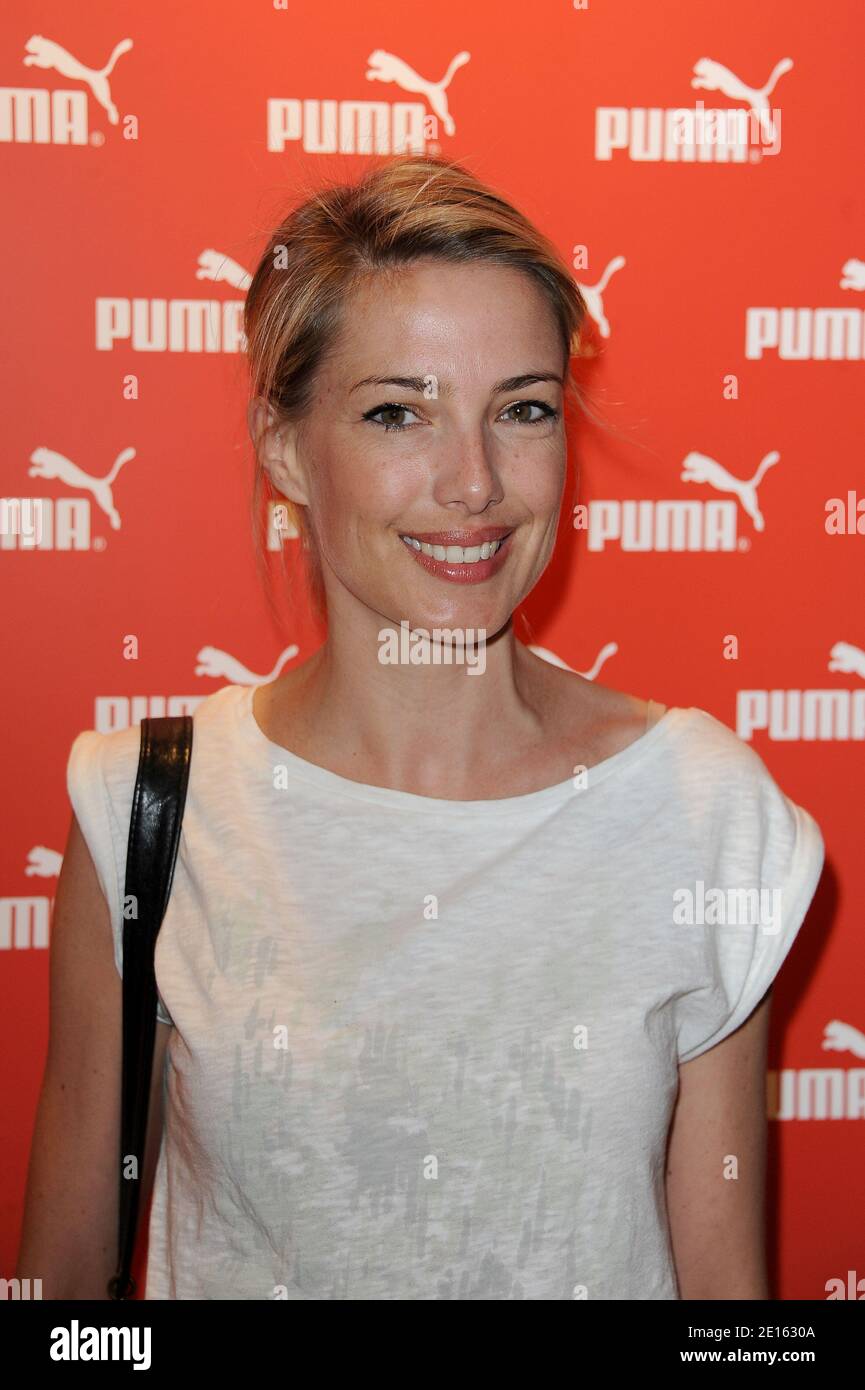 Sidonie Bonnec attending the inauguration of the new look concept store puma  in Paris, France on April 20, 2011. Photo by Nicolas Briquet/ABACAPRESS.COM  Stock Photo - Alamy