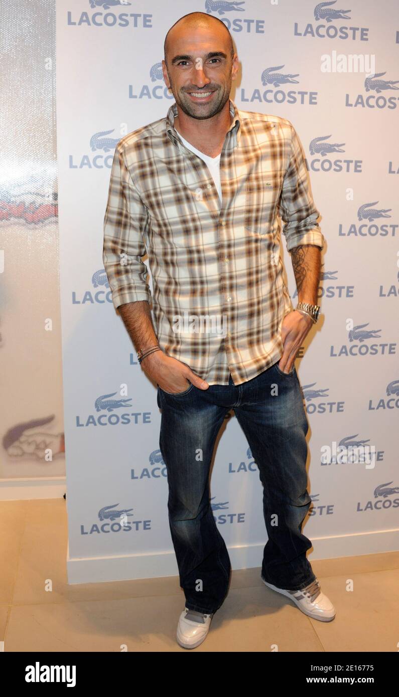 Jerome Alonzo attending the launch party of the Lacoste flagship on the Champs Elysees in Paris, France, on April 28, 2011. Photo by Alban Wyters/ABACAPRESS.COM Stock Photo