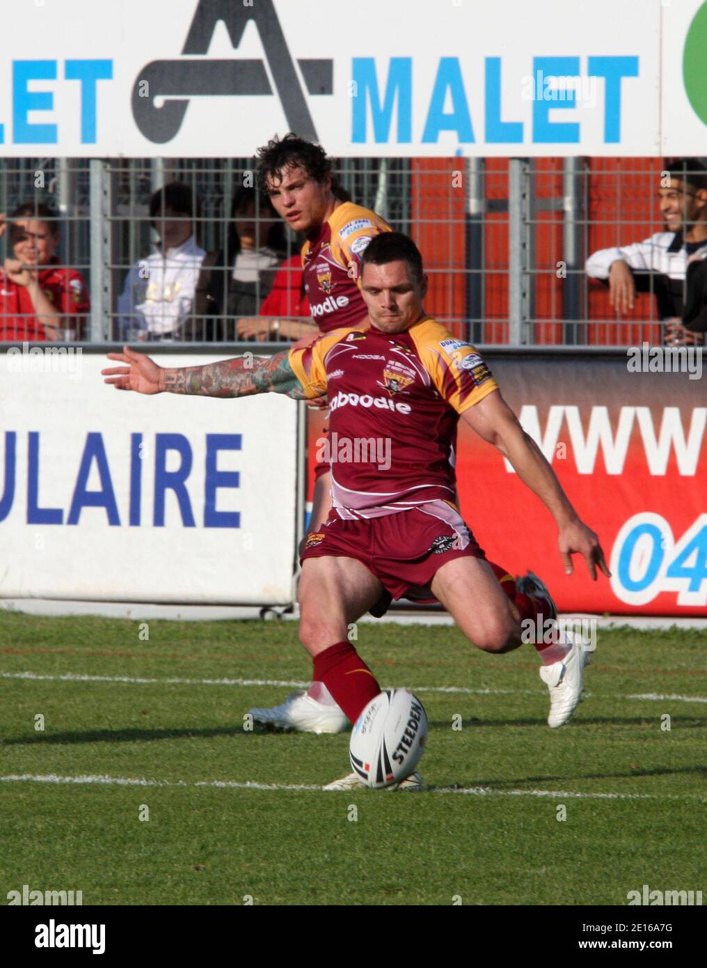Huddersfield Giant's Danny Brough during the superleague rugby match ...