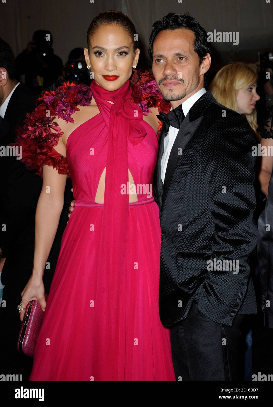 Jennifer Lopez And Marc Antony Arrive At The 11 Costume Institute Gala Celebrating The Opening Of Alexander Mc Queen Savage Beauty At The Metropolitan Museum Of Art In New York City On