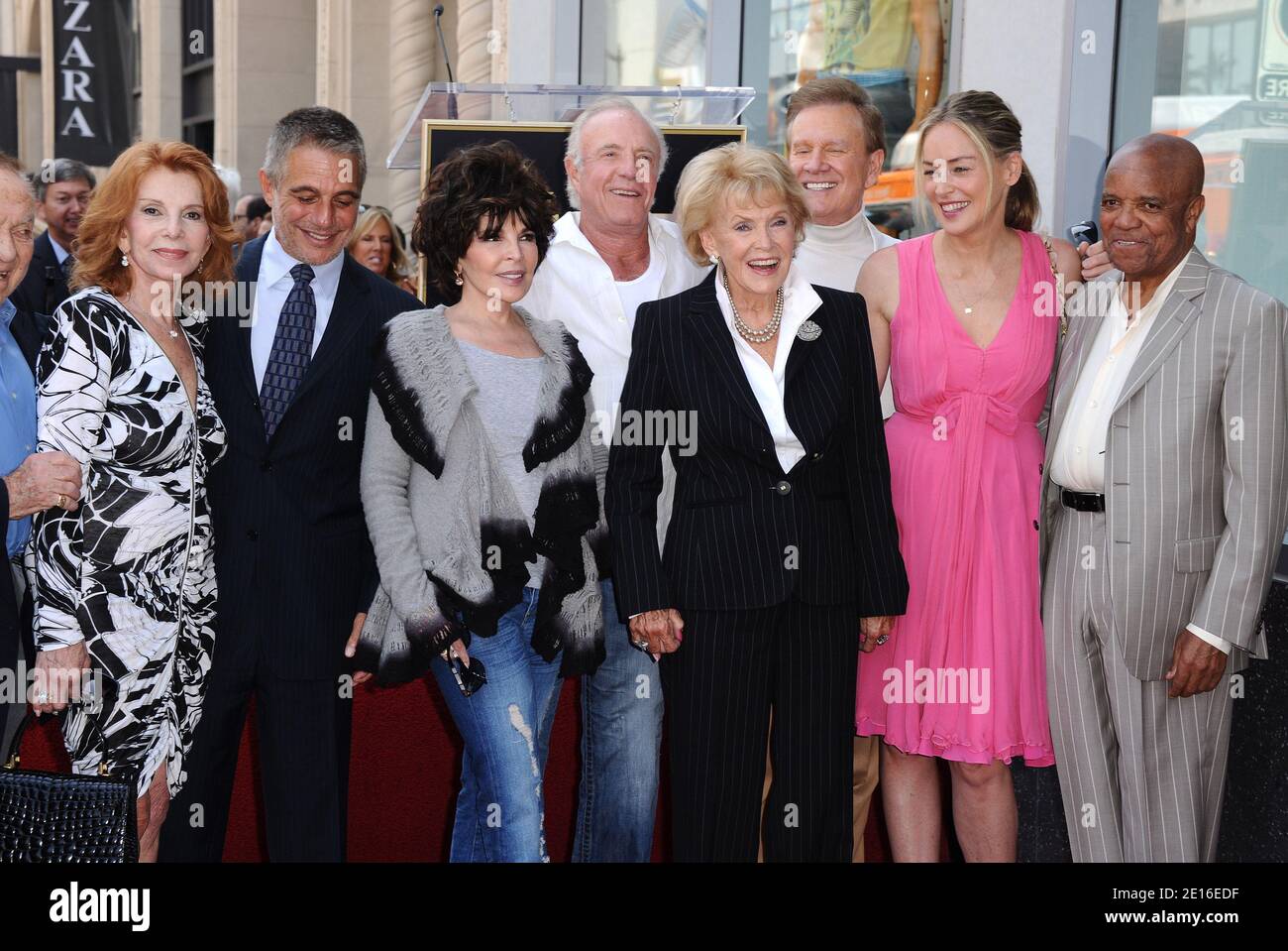 Tony Danza, Carol Bayer Sager, James Caan, Sharon Stone and Berry Gordy  attend the ceremony where Jane Morgan is honored with a Star on the  Hollywood Walk of Fame. Los Angeles, CA,