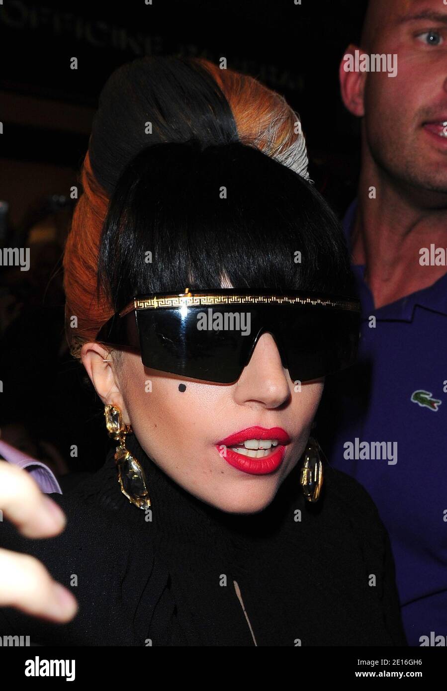 Lady Gaga is seen leaving the Park Hyatt hotel in Paris, France on May 10,  2011. Photo by Mousse/ABACAPRESS.COM Stock Photo - Alamy