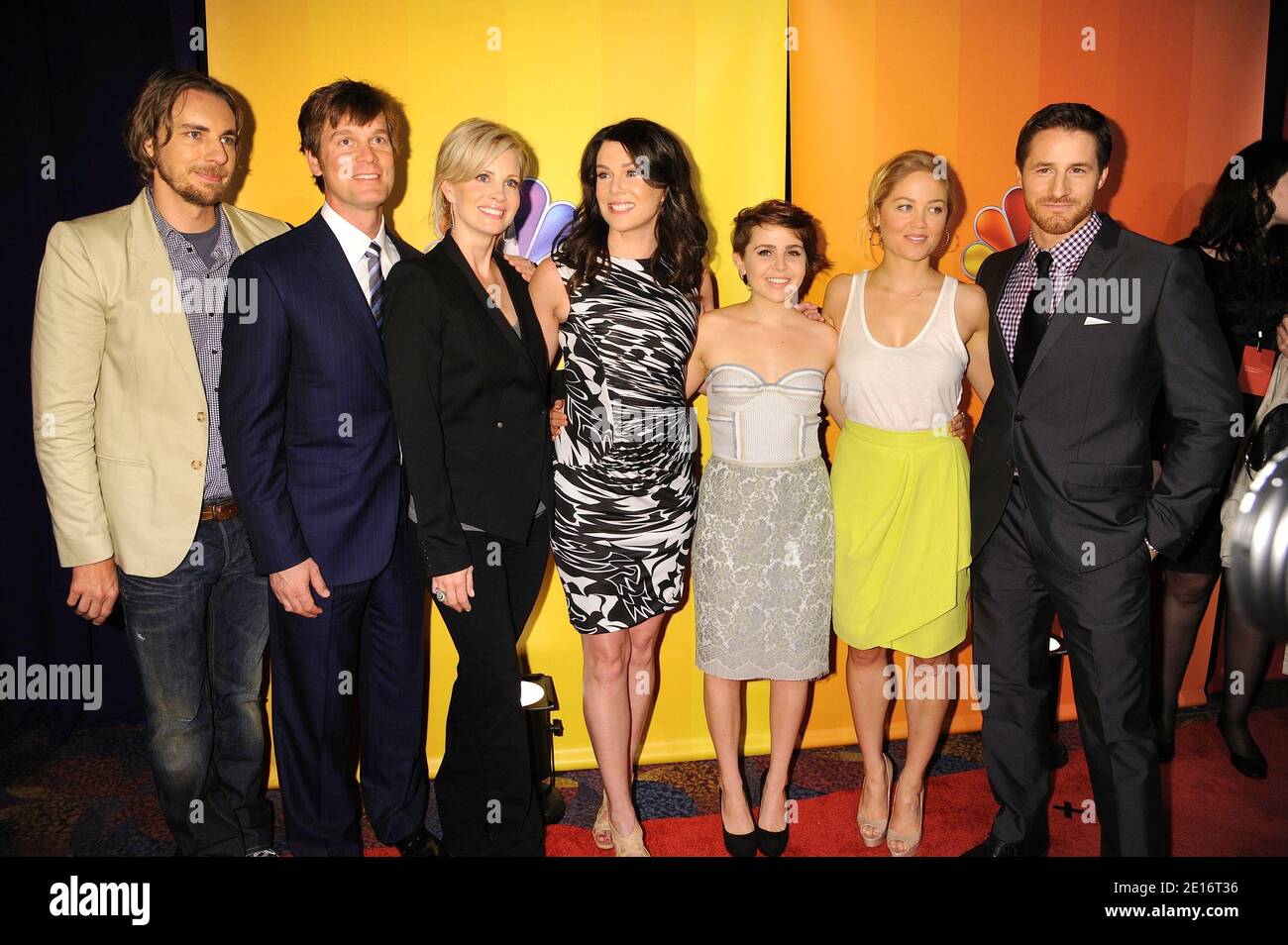 The cast of Parenthood attends the 2011-2012 NBC Upfront Presentation