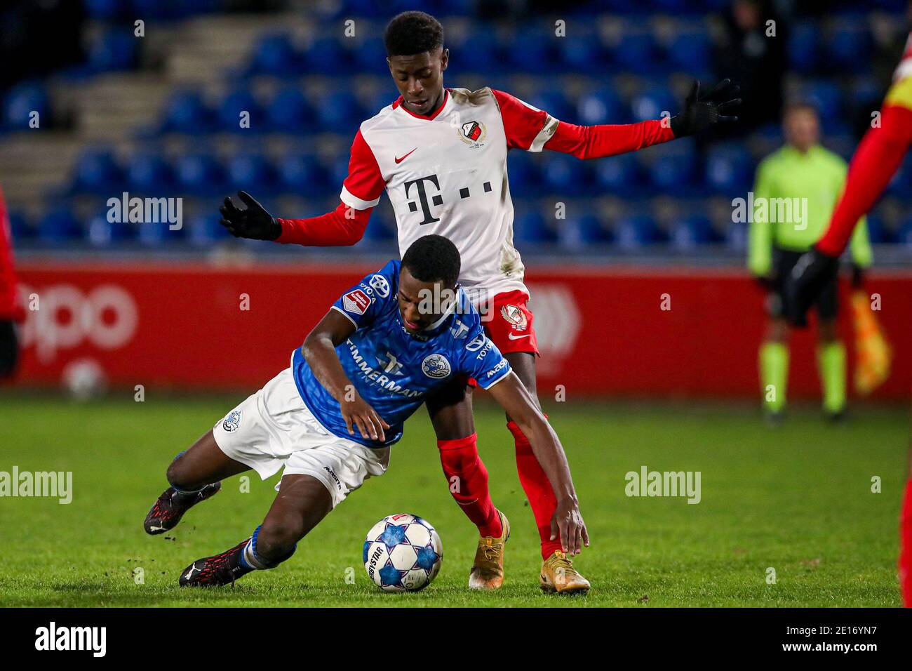 UTRECHT NETHERLANDS JANUARY 4 L R Kevin Felida of FC Den