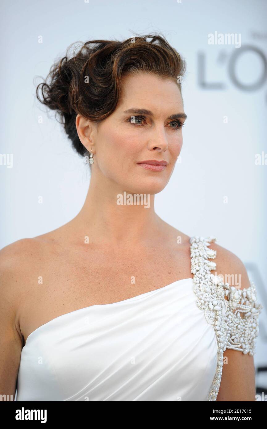 Brooke Shields arriving for amfAR's annual Cinema Against AIDS Gala ...