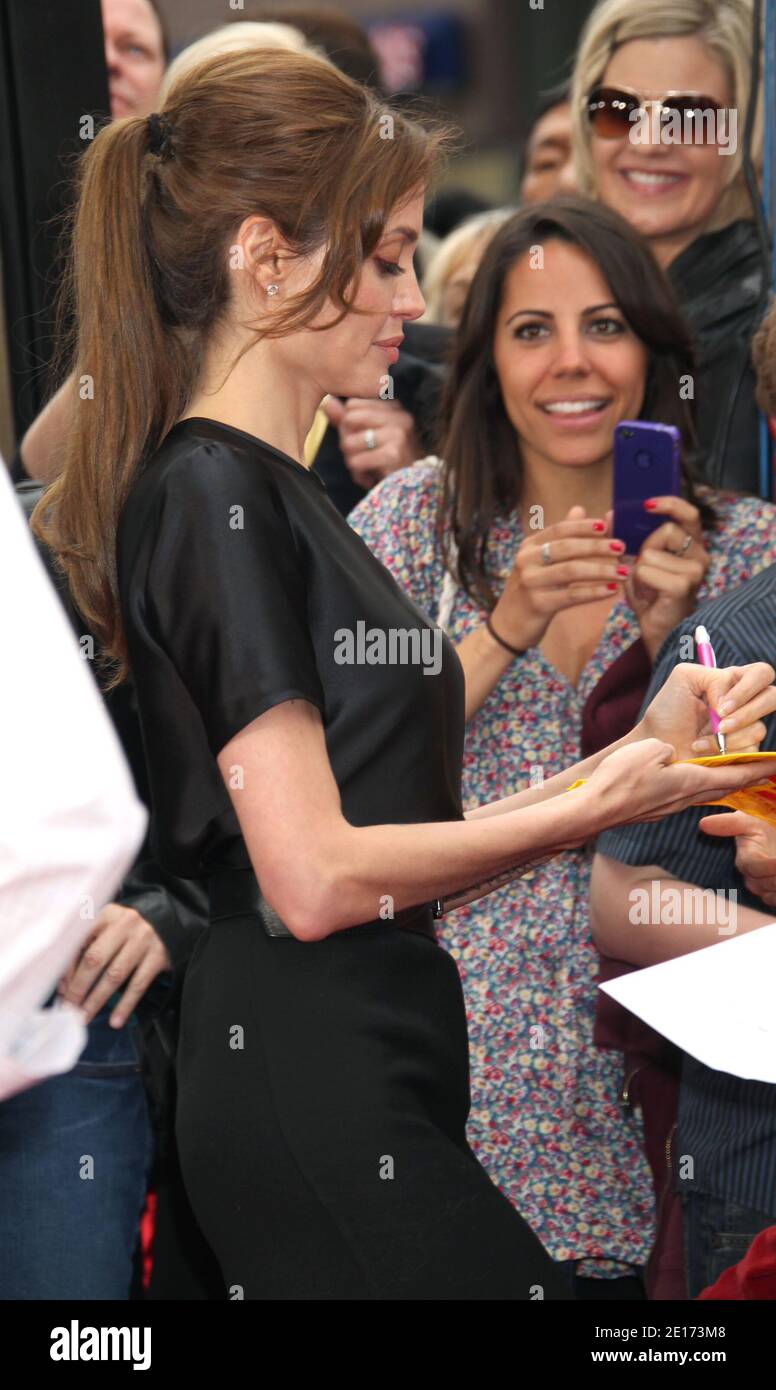 Angelina Jolie, Kung Fu Panda 2 at The Chinese Theatre in Hollywood, California. May 22, 2011. (Pictured: Brad Pitt). Photo by Baxter/ABACAPRESS.COM Stock Photo