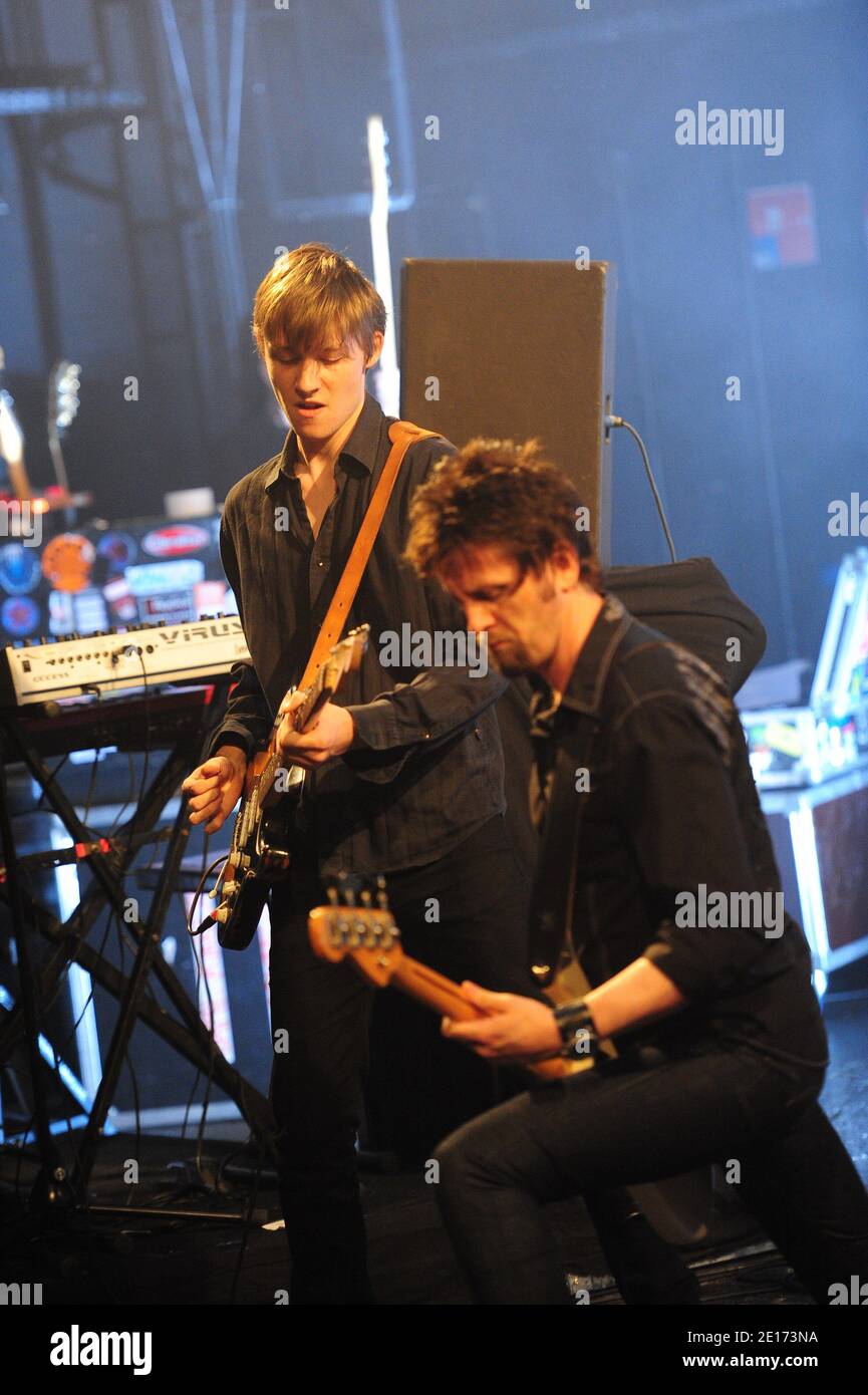 Catherine Ringer and her son Raoul performing live at 'La Cigale' in ...