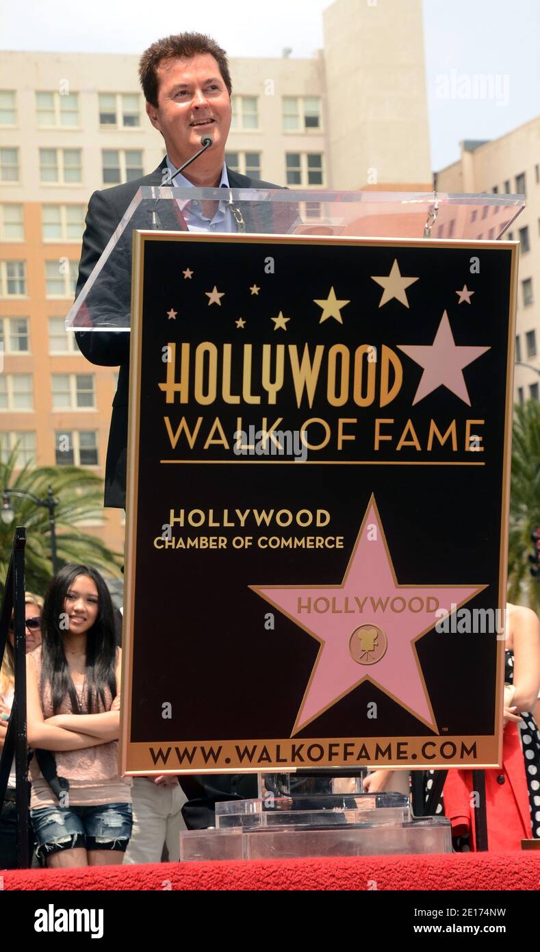 Simon Fuller attending Simon Fuller’s Hollywood Walk of Fame star