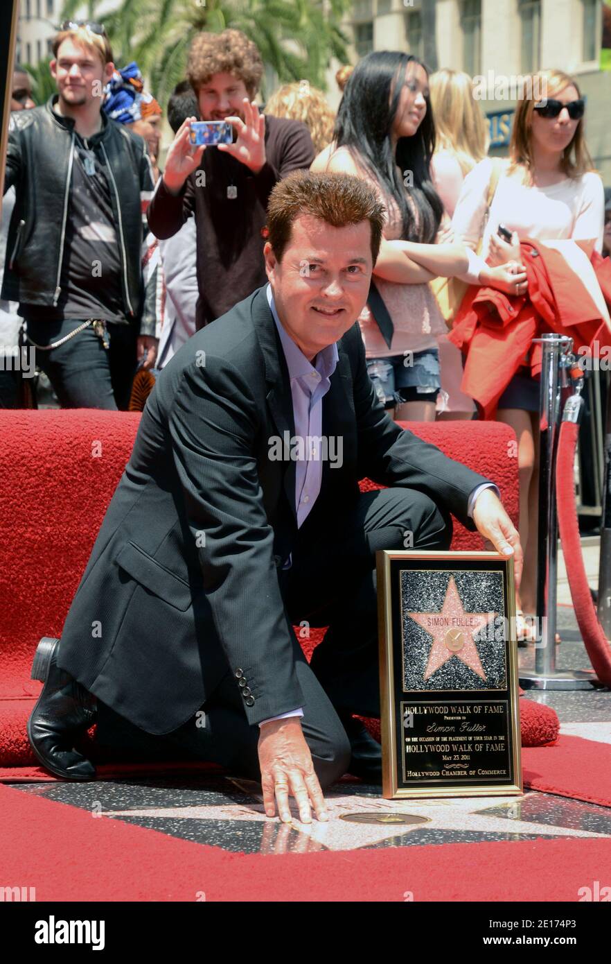 Simon Fuller attending Simon Fuller&rsquo;s Hollywood Walk of Fame star