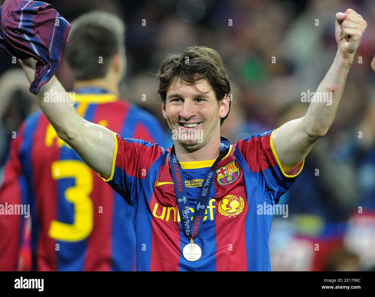 FC Barcelona's Lionel Messi during the Champion's League Final soccer