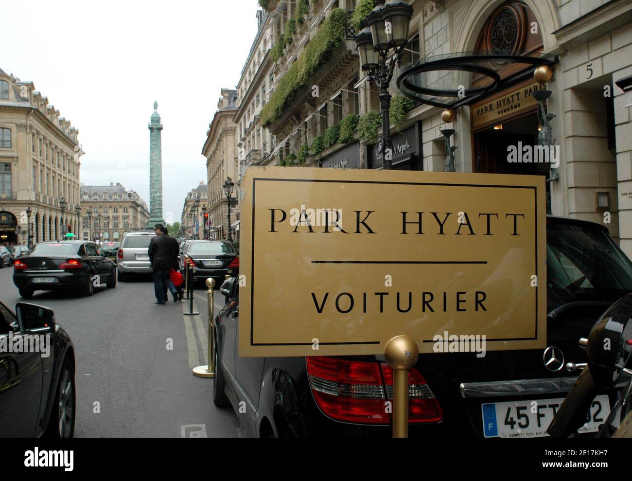 Illustration of the Park Hyatt Paris Vendome Hotel near the Vendome square in Paris, France, on June 12, 2011. Photo by Alain Apaydin/ABACAPRESS.COM Stock Photo