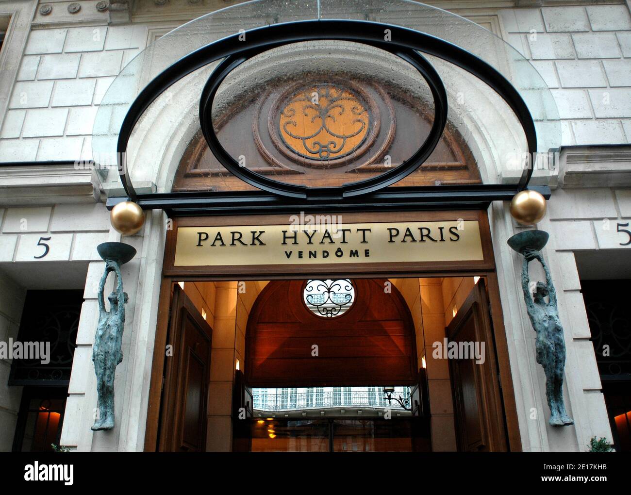 Illustration of the Park Hyatt Paris Vendome Hotel near the Vendome square in Paris, France, on June 12, 2011. Photo by Alain Apaydin/ABACAPRESS.COM Stock Photo