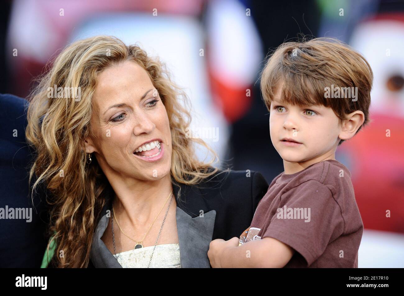 Sheryl Crow and her son Wyatt Steven Crow attend the Pixars Studios