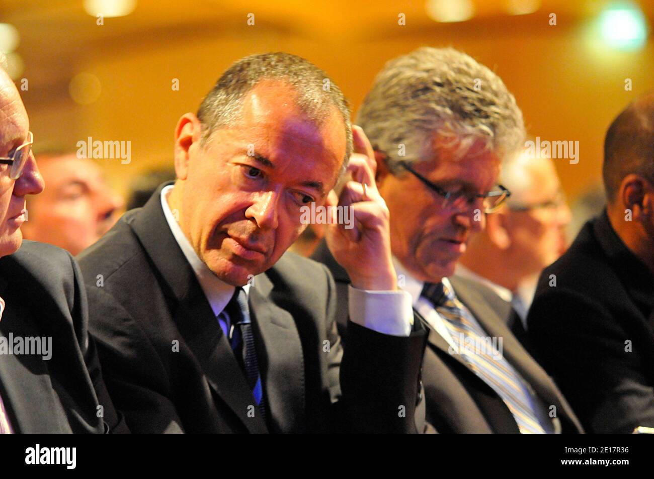 PSG's President Robin Leproux at the FFF (French Federation Football) General assembly during Election of new President Noel Le Graet at Méridien Etoile Hotel in Paris, France on June 18, 2011. Photo by Thierry Plessis/ABACAPRESS.COM Stock Photo