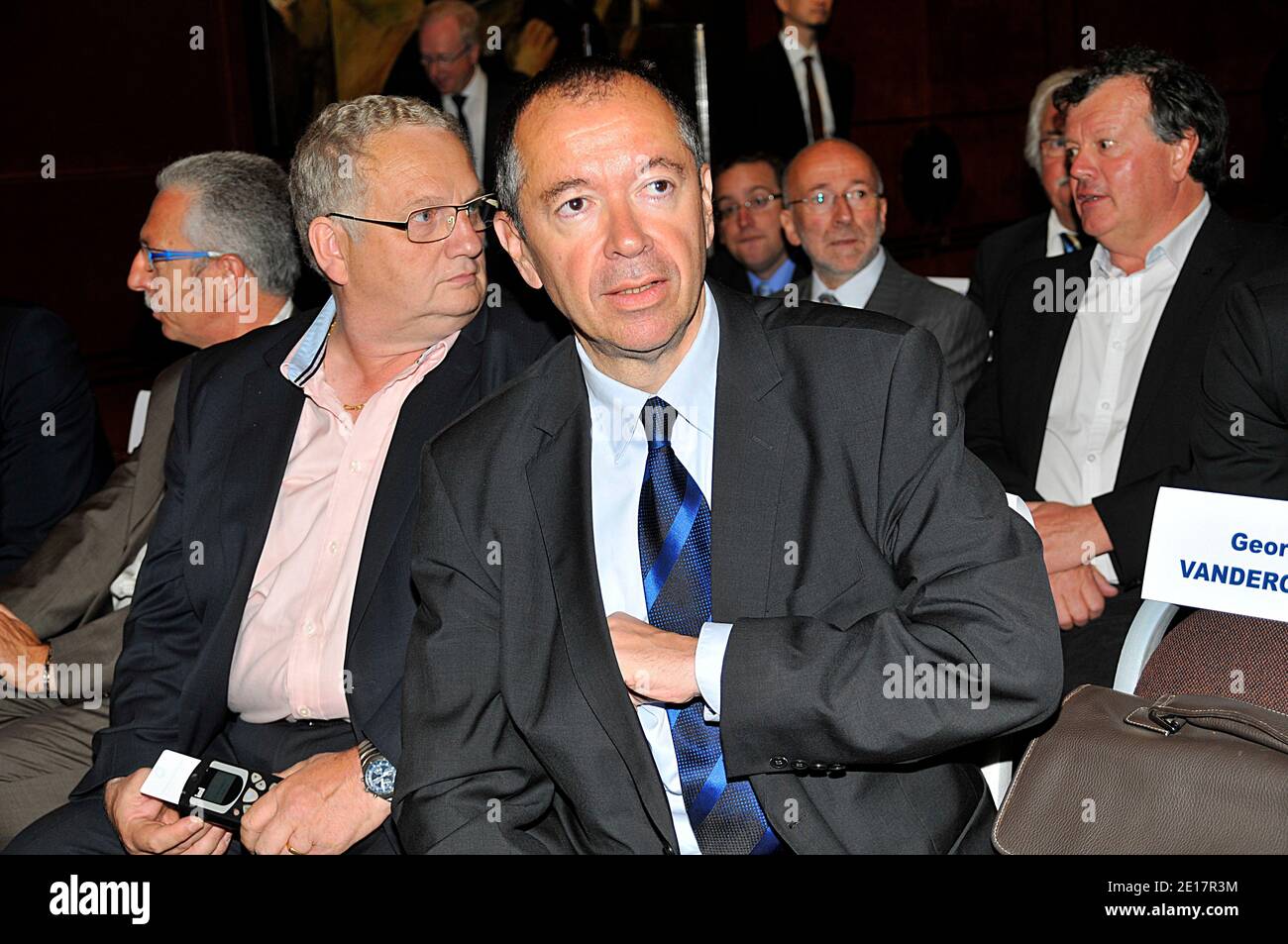 PSG's President Robin Leproux at the FFF (French Federation Football) General assembly during Election of new President Noel Le Graet at Méridien Etoile Hotel in Paris, France on June 18, 2011. Photo by Thierry Plessis/ABACAPRESS.COM Stock Photo