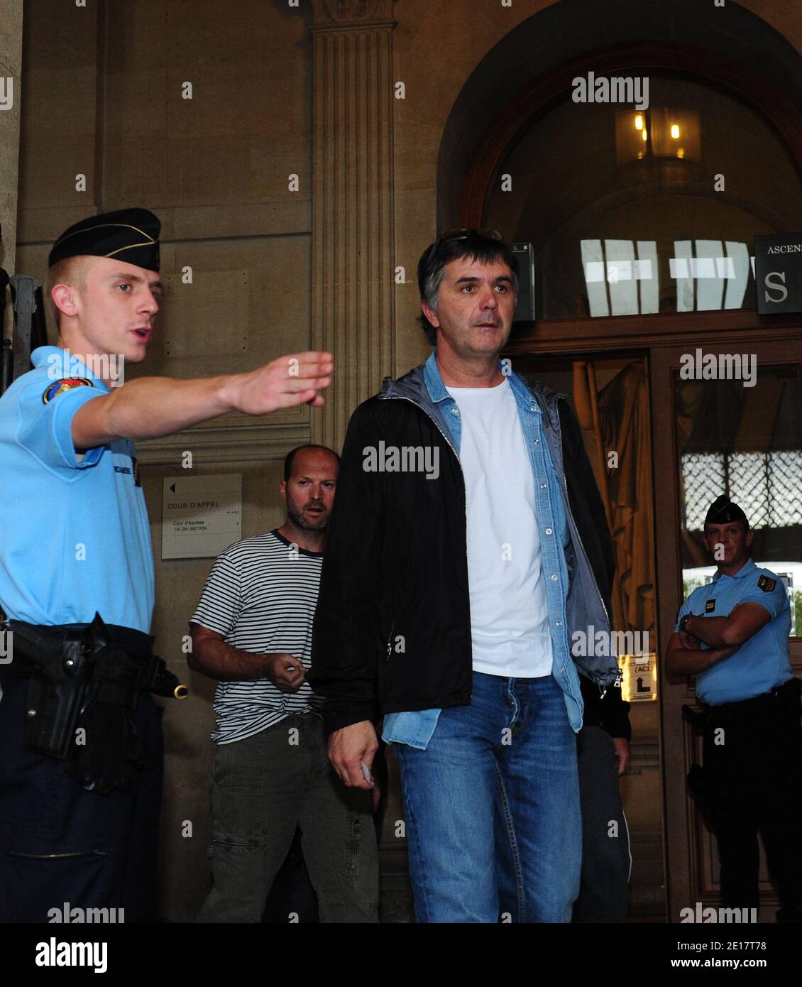 Stephanie Colonna, wife of Yvan Colonna leaving the Paris court hall in Paris, France, on June 20, 2011, after Yvan Colonna's appeal trial for the murder in 1998 of Claude Erignac, France's top state official on the Mediterranean island of Corsica. Photo by Mousse/ABACAPRESS.COM Stock Photo