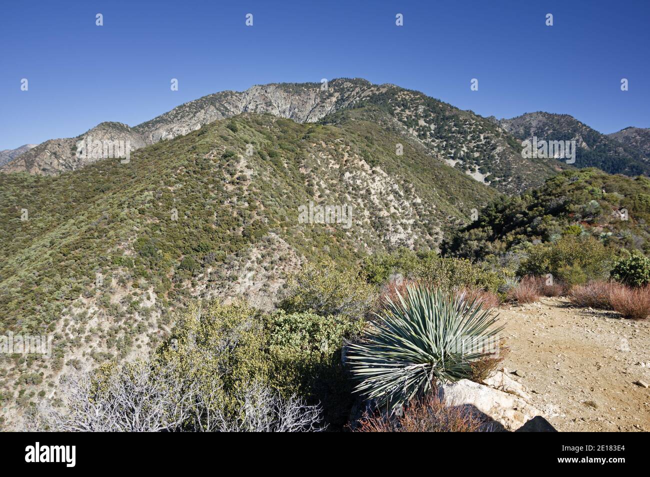 Iron Mountain in the San Gabriel Mountains north of Los Angeles
