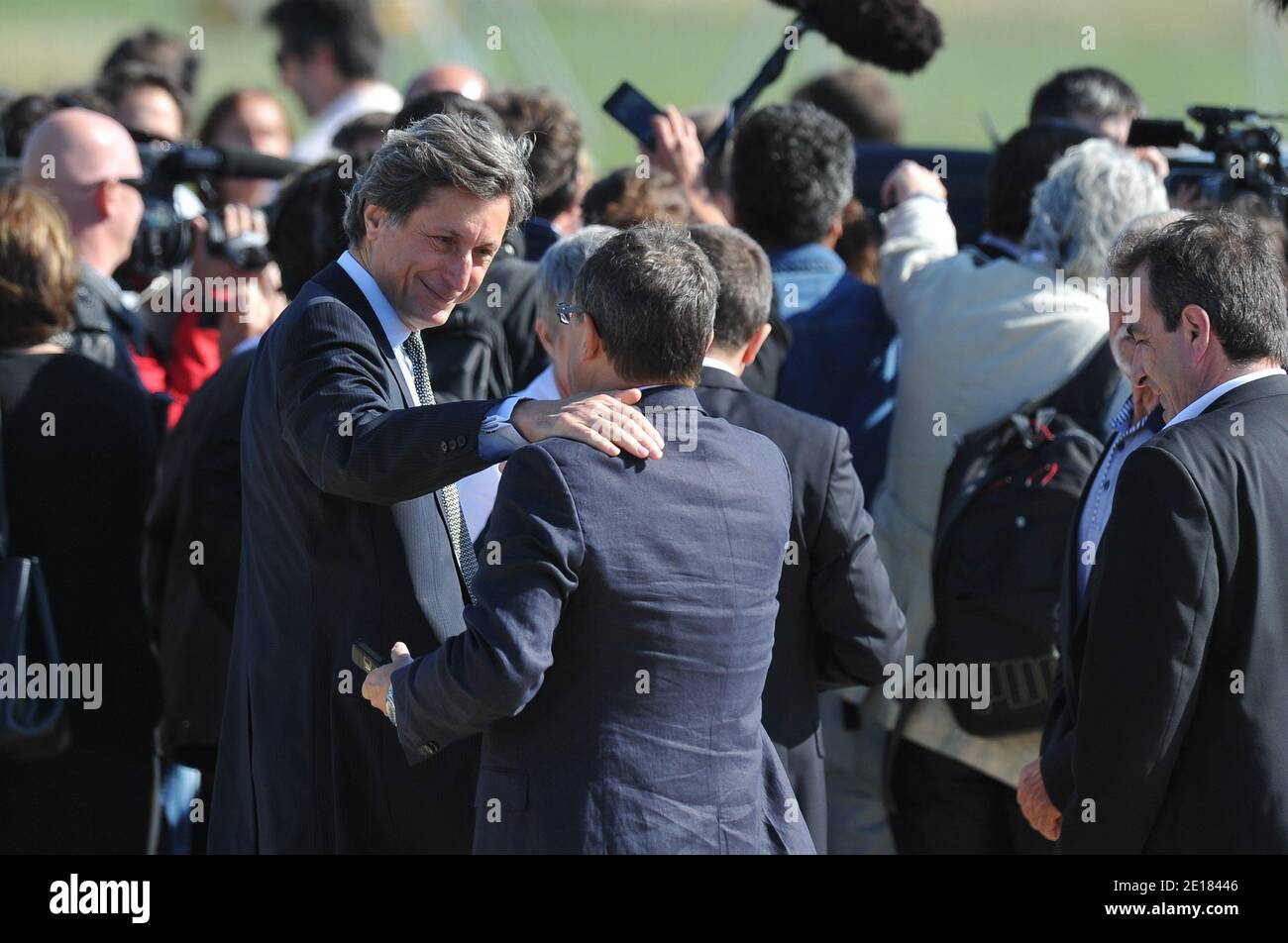 Liberation de stephane taponier et herve ghesquiere hi-res stock ...