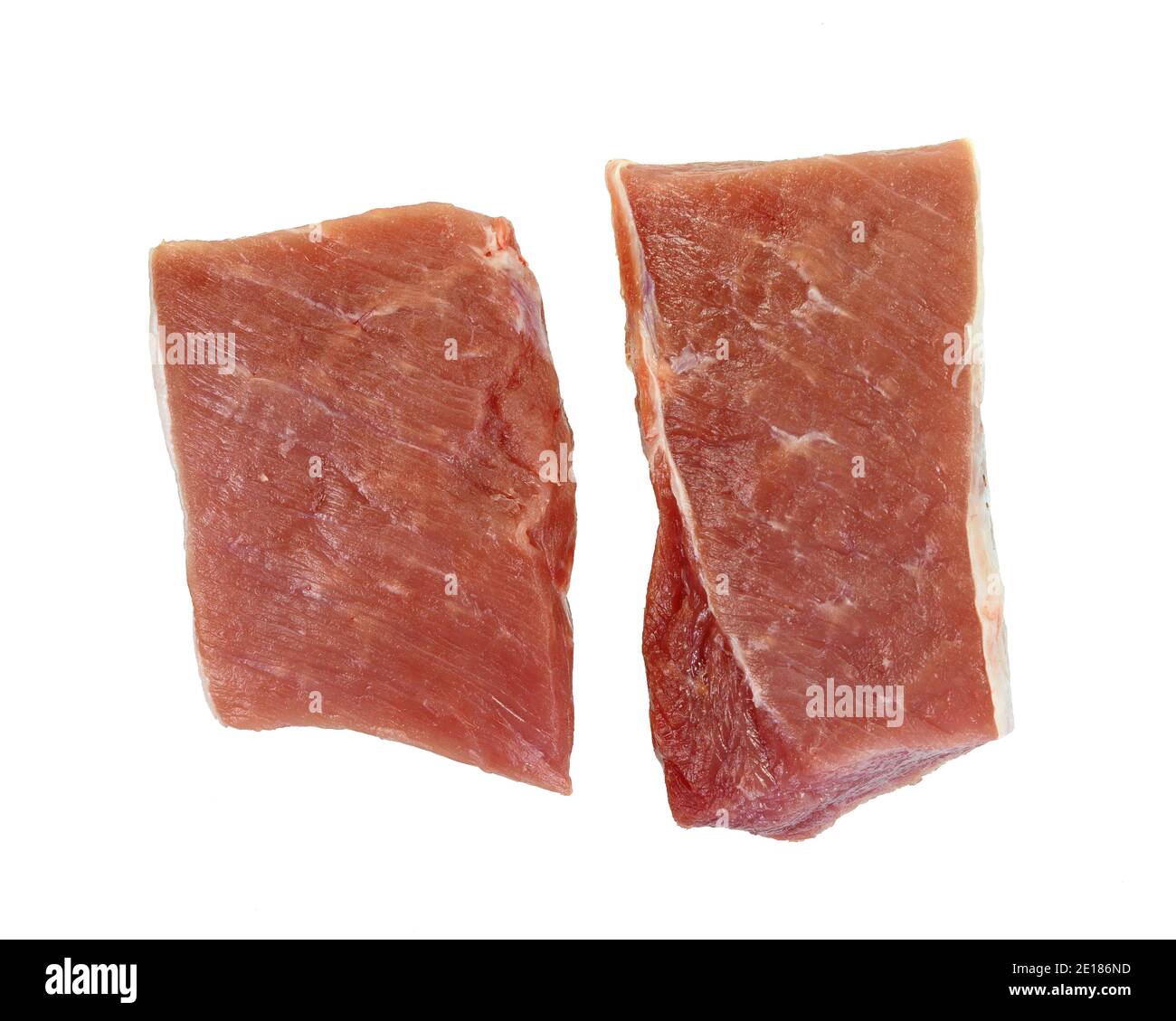 Raw beef meat isolated on white Stock Photo - Alamy