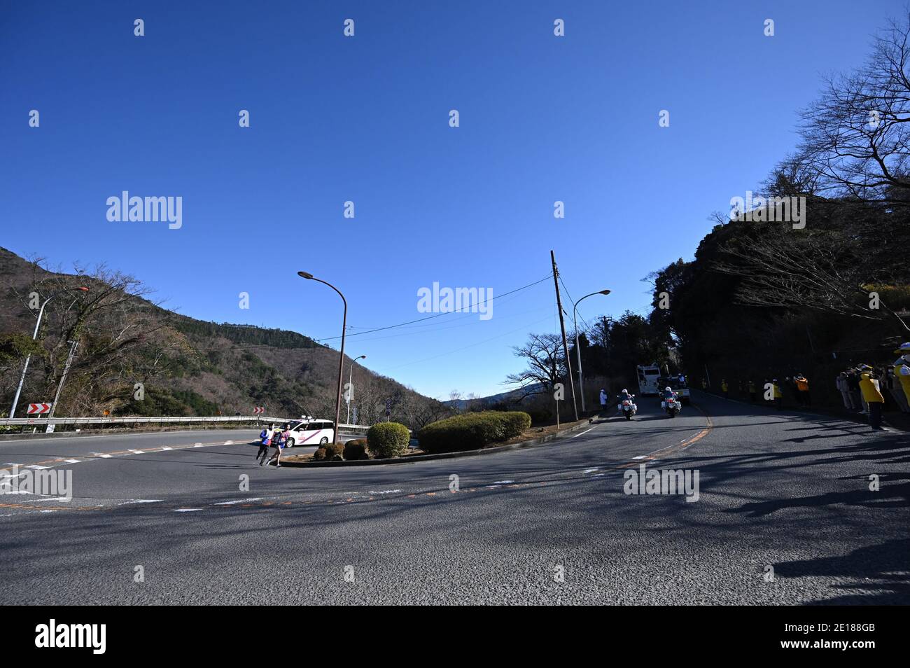 Kanagawa, Japan. 2nd Jan, 2021. Yuta Mikami Ekiden : The 97th Hakone ...