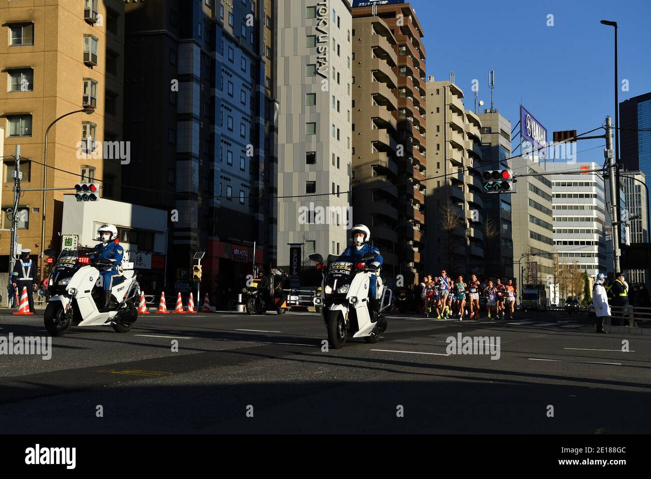 Tokyo, Japan. 2nd Jan, 2021. General view Ekiden : The 97th Hakone ...