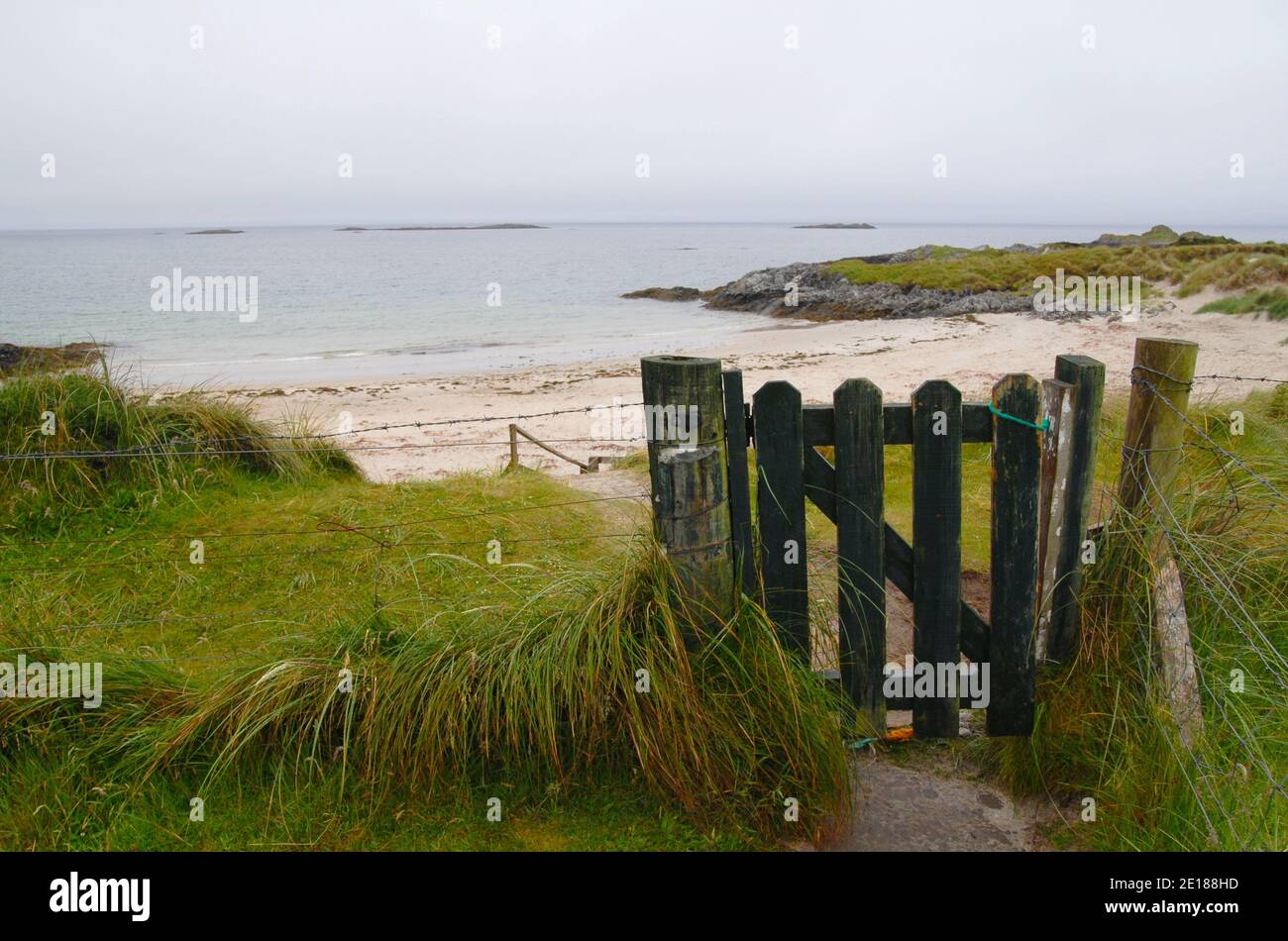 Scotland, Outer Hebrides, sandy beach Stock Photo