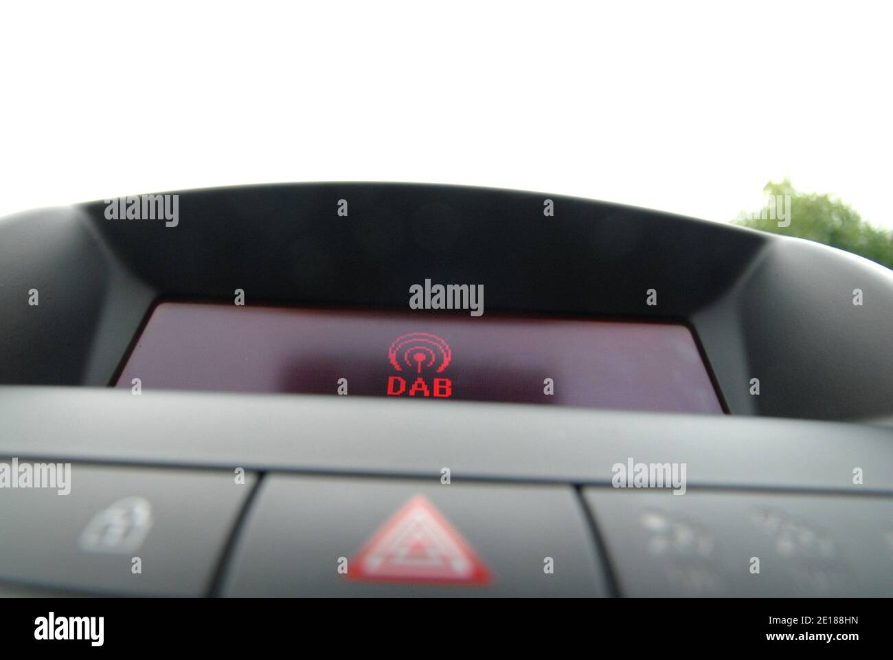 DAB radio in a car Stock Photo Alamy