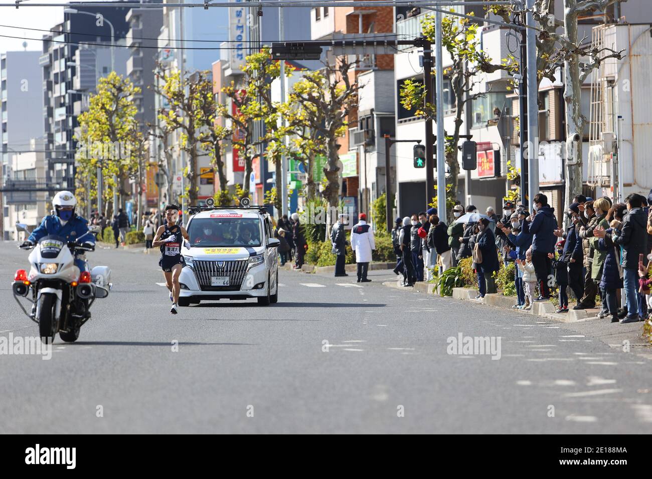 Kanagawa, Japan. 3rd Jan, 2021. General view Ekiden :The 97th Hakone ...