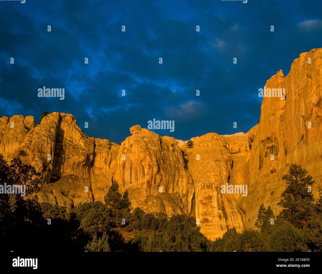 El Morro National Monument, New Mexico Stock Photo