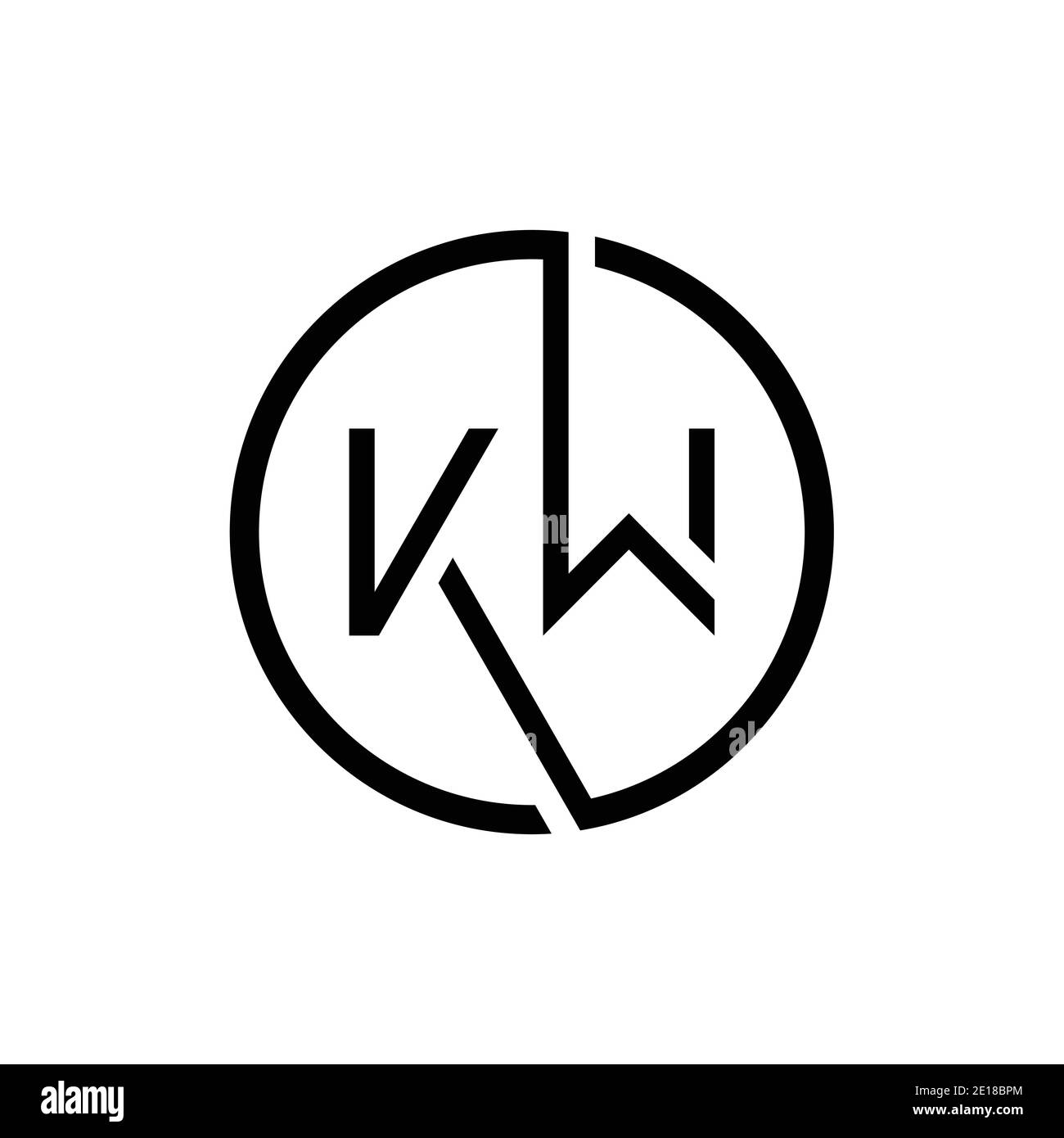 Kw logo vector vectors Cut Out Stock Images \u0026 Pictures - Alamy, image size:1300x1390
