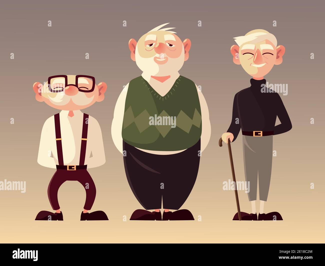 Old Man Cartoon Characters