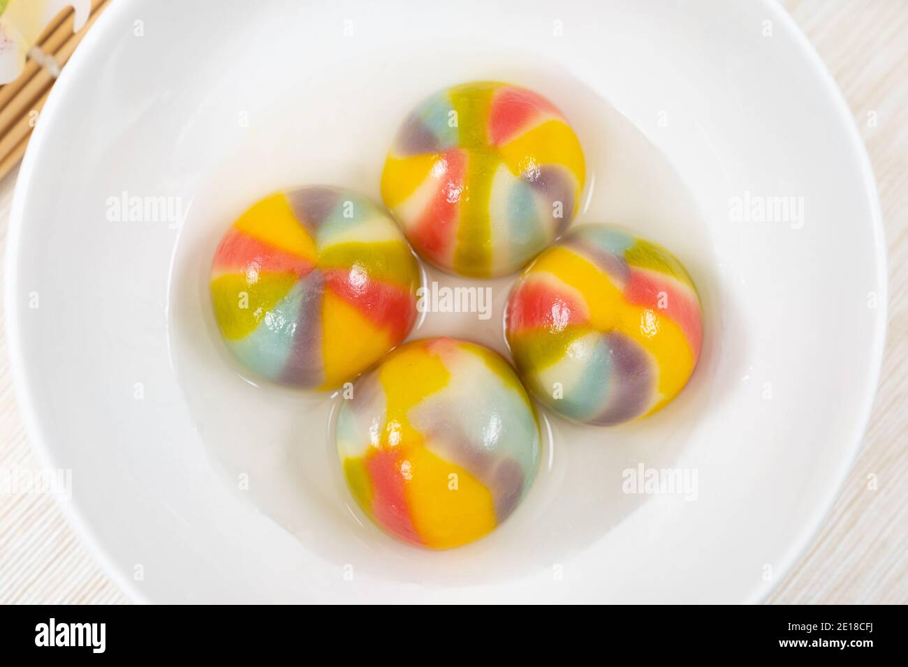 Traditional chinese sweet glutinous rice ball Stock Photo Alamy