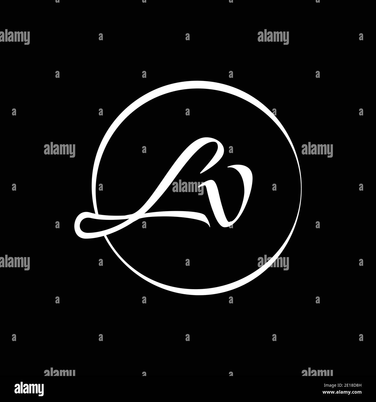Initial LV letter Logo Design vector Template. Abstract Letter LV logo  Design Stock Vector Image & Art - Alamy