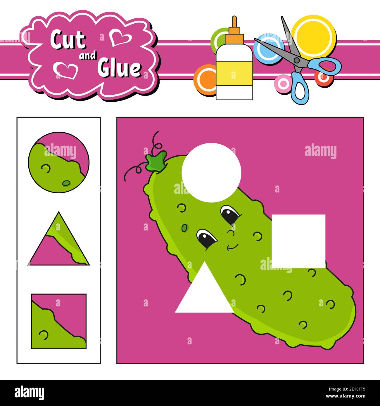 cut-and-glue-game-for-kids-education-developing-worksheet-cartoon-cucumber-character-color