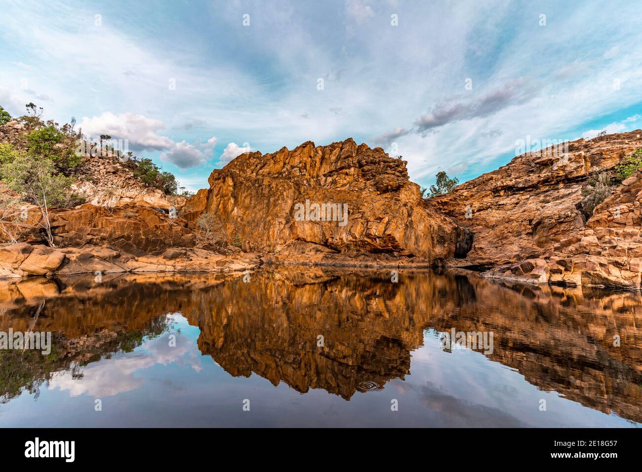 Edith Falls upper pool  Stock Photo