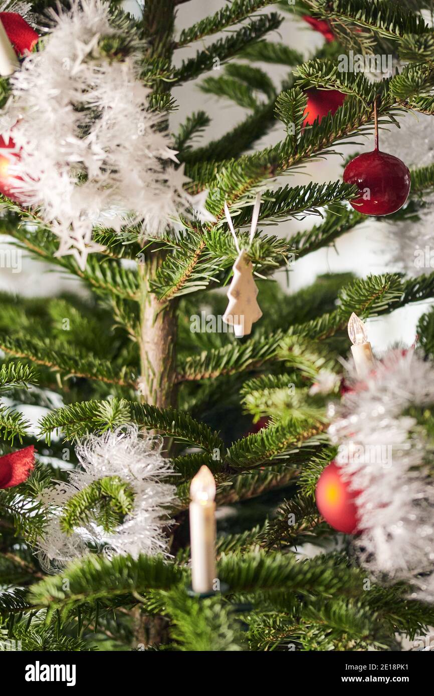 Tinsel tree hi-res stock photography and images - Alamy