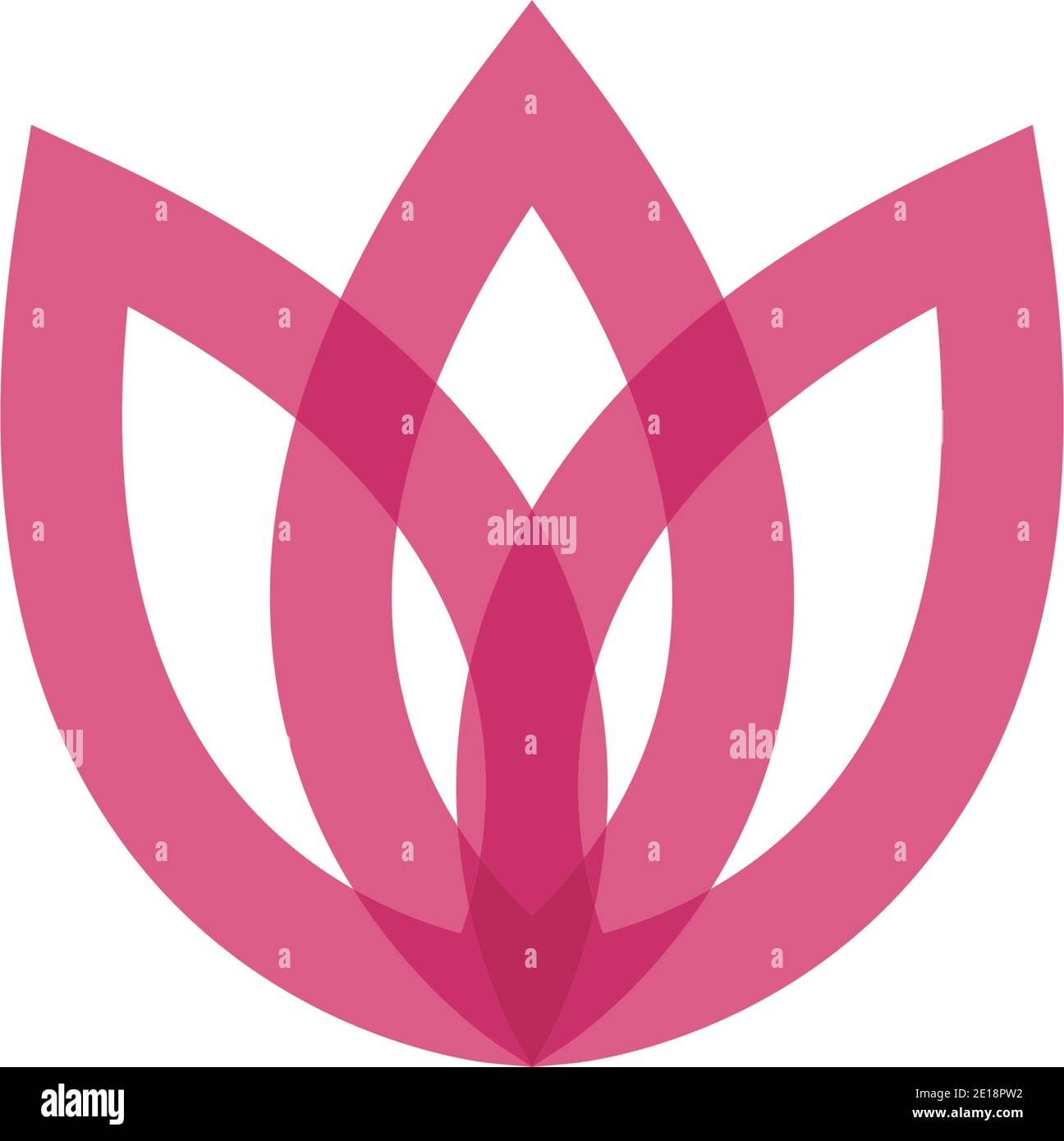Lotus flowers design logo Template icon Stock Vector Image & Art - Alamy