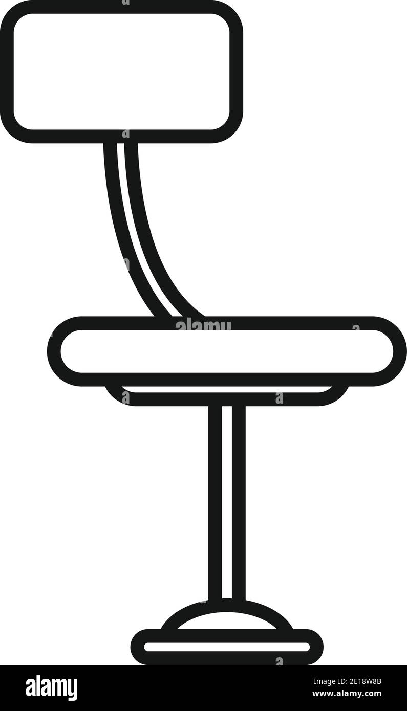 Manicurist chair icon, outline style Stock Vector Image & Art Alamy