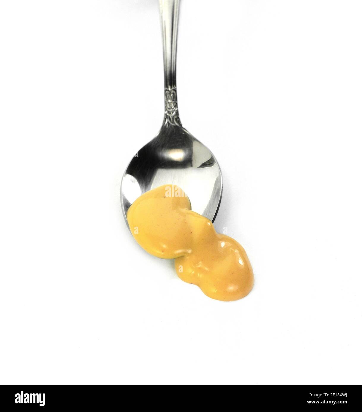 hamburger mustard mayonnaise sauce isolated on white Stock Photo Alamy