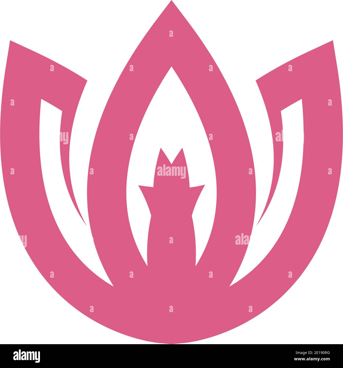 Lotus flowers design logo Template icon Stock Vector Image & Art - Alamy