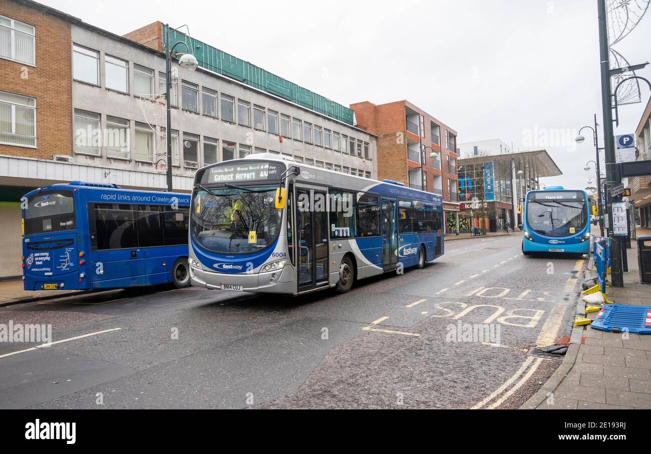 Crawley buses hi-res stock photography and images - Alamy