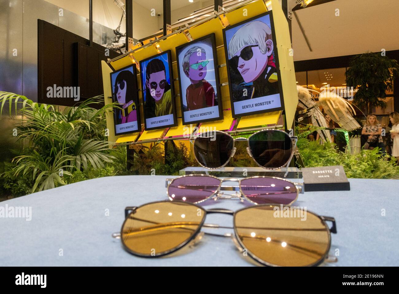 Gentle Monster sunglasses shop, Dubai Stock Photo Alamy