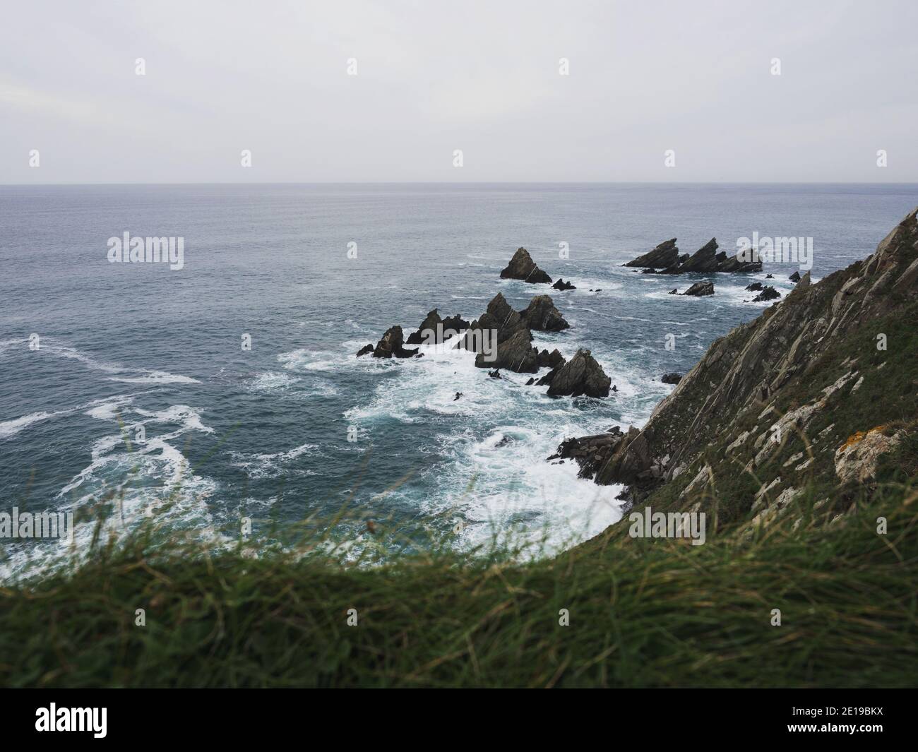 Panorama of cliff coast at El Banco mas bonito lindo del mundo The best ...